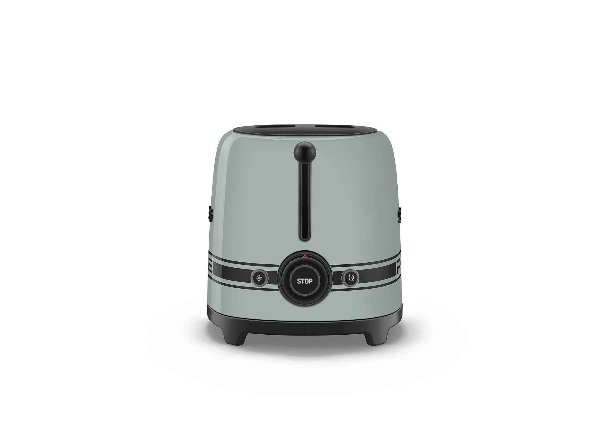 Smeg Porsche Toaster 2-Slice Shade Green 950W Retro Style 50s TSF01PSGEU