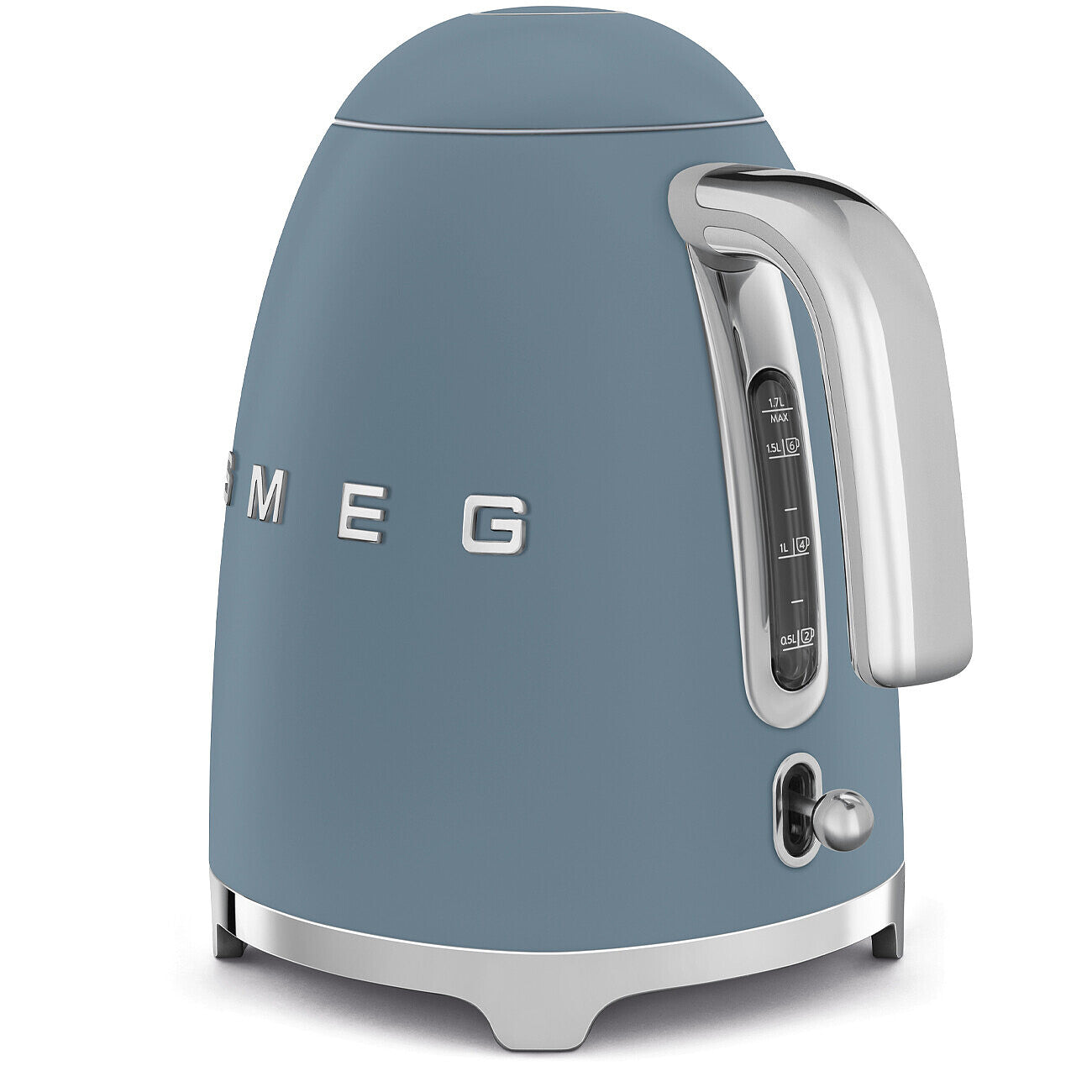 Smeg KLF03 Retro Kettle 1.7L Fast Boil 2400W Soft Opening Storm Blue Matt New