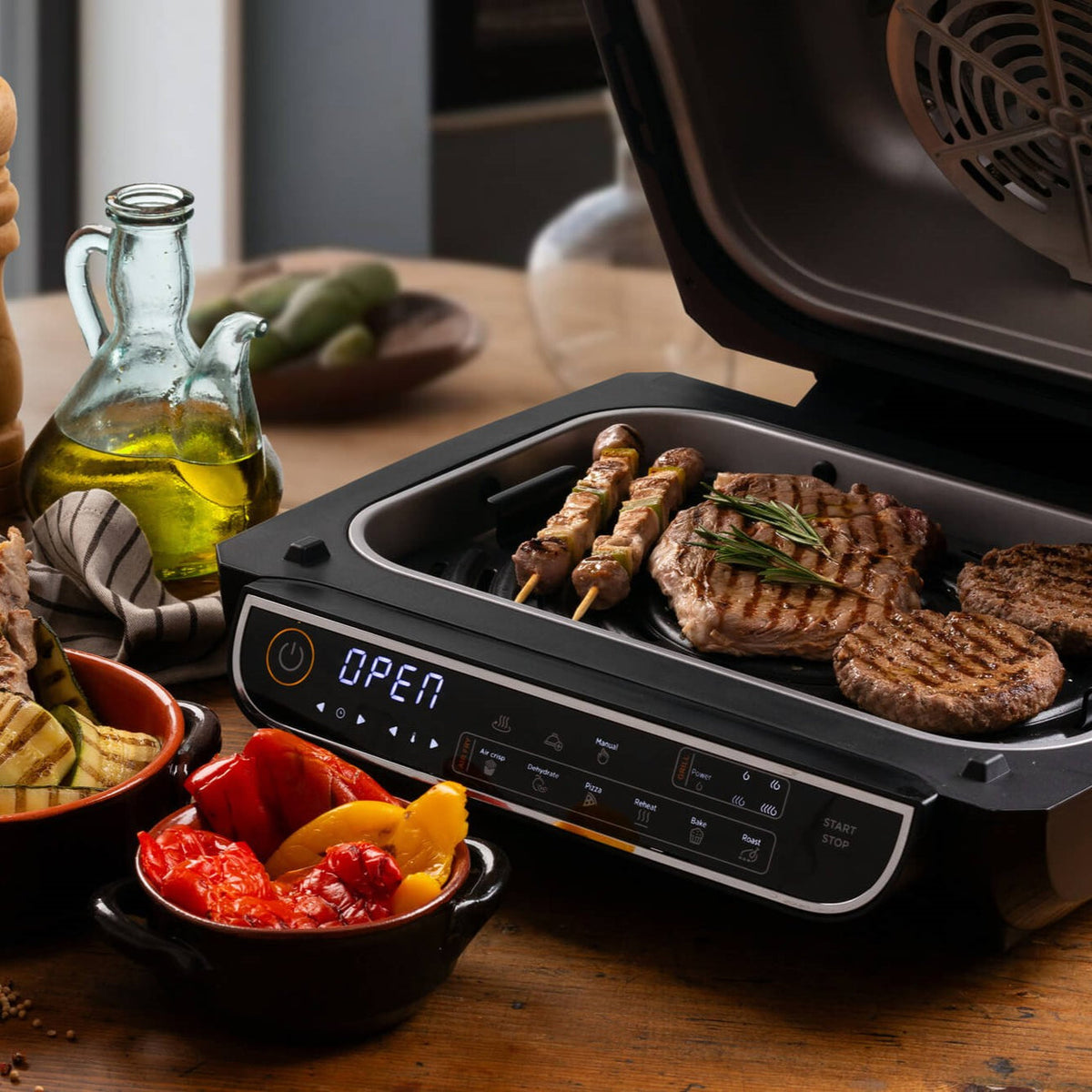 Ariete Digital Air Fryer Grill & Dehydrator 8L 1900W 230°C Model 4635