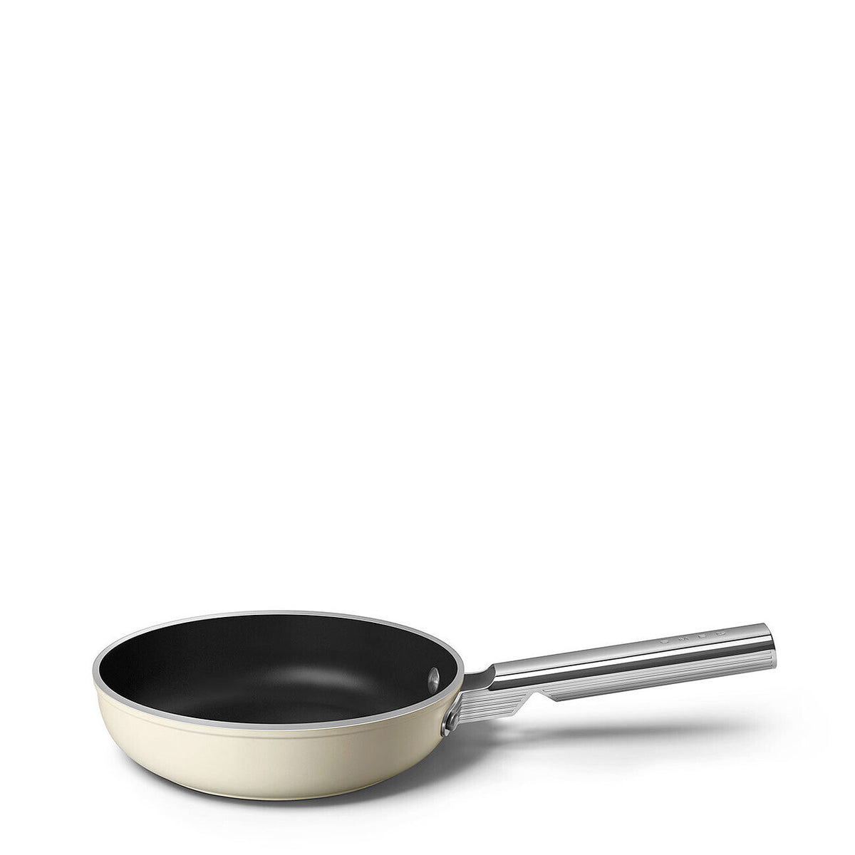 Smeg 50s Retro Non-Stick Ceramic Frying Pan 20cm Matte Cream
