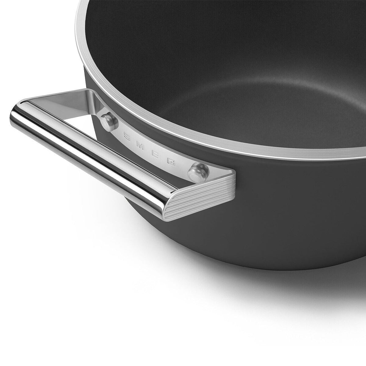 Smeg 50s Retro Non-Stick Ceramic Casserole Dish 24cm 5.4L