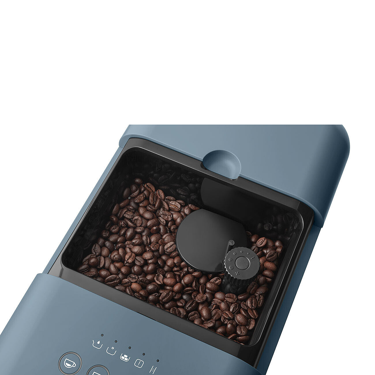 Smeg BCC12 Automatic Espresso Coffee Machine 19 Bar Steam Wand Storm Blue