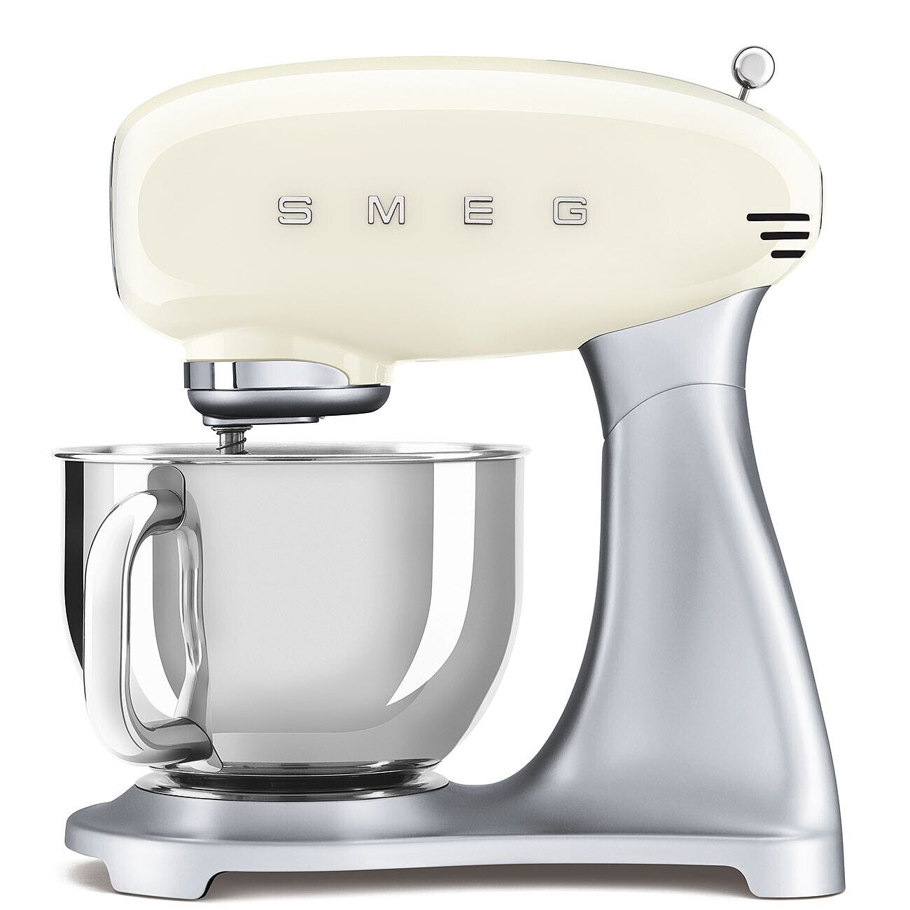 Smeg Stand Mixer SMF04CREU 800W 4.8L Cream Retro Planetary Countertop Blender