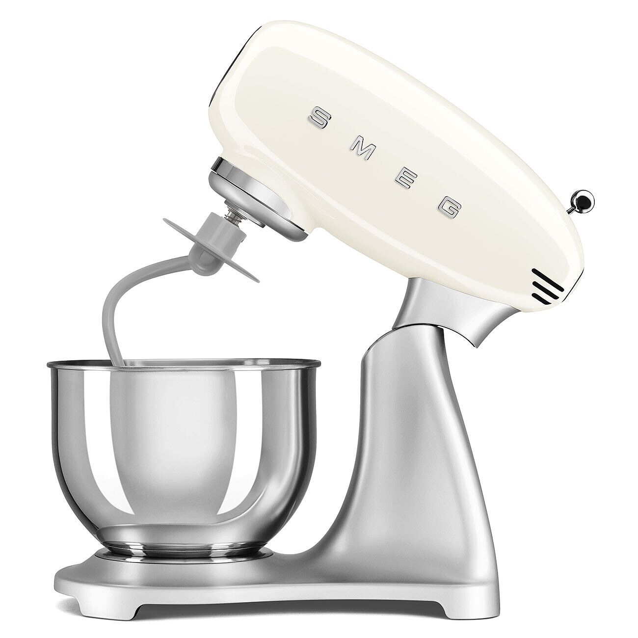Smeg Stand Mixer SMF04CREU 800W 4.8L Cream Retro Planetary Countertop Blender