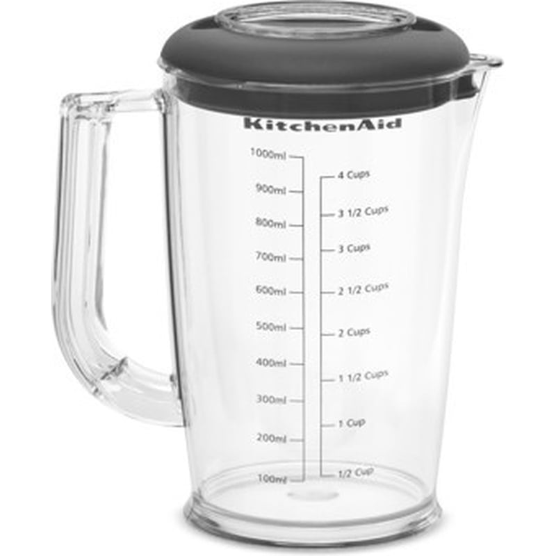 KitchenAid Variable Speed Hand Blender – With 1L Pitcher (Matte Black)