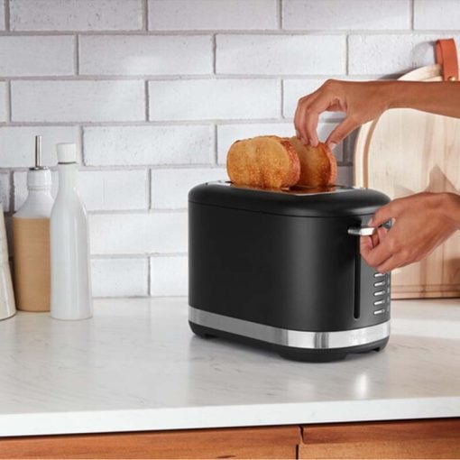 KitchenAid 2-Slot Manual Toaster – Matte Black
