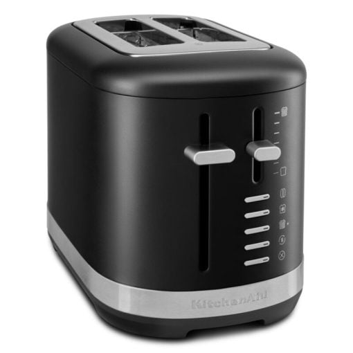 KitchenAid 2-Slot Manual Toaster – Matte Black