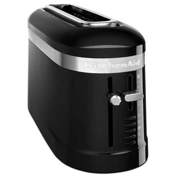 KitchenAid Long Slot 2-Slice Toaster in Onyx Black