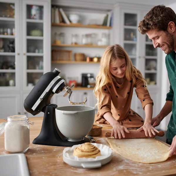 KitchenAid 4.8L Tilt-Head Mixer in Iron Black