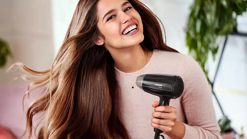 Philips BHC010/10 Hair Dryer – 1200W, Compact & Gentle Drying