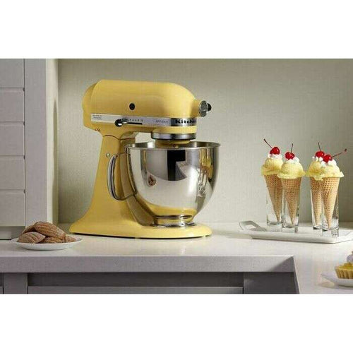 KitchenAid Artisan Tilt-Head Stand Mixer – 4.8L Premium Set (Majestic Yellow)