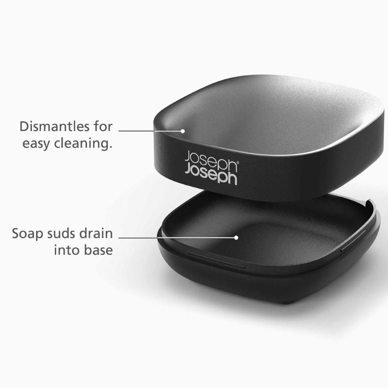 Joseph Joseph Slim Compact Soap Dish Matt Black