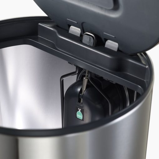 Joseph Joseph Arc 30L Easy-Push Stainless-Steel Pedal Bin