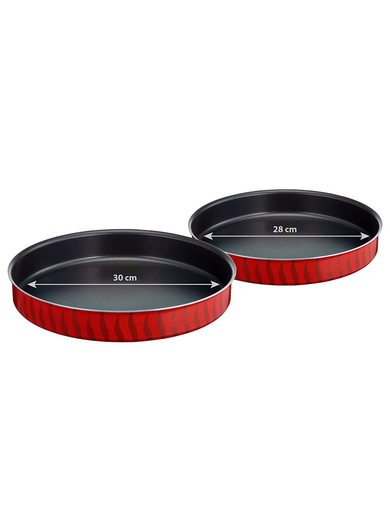 Tefal Tempo Flame Ovenware Set of 2 Kebbe Dishes (28cm & 30cm)