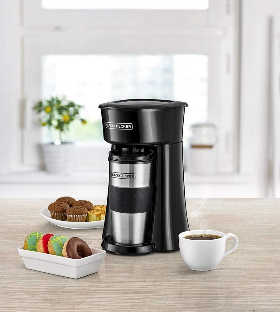 Black & Decker Coffee Machine With Travel Mug 650W