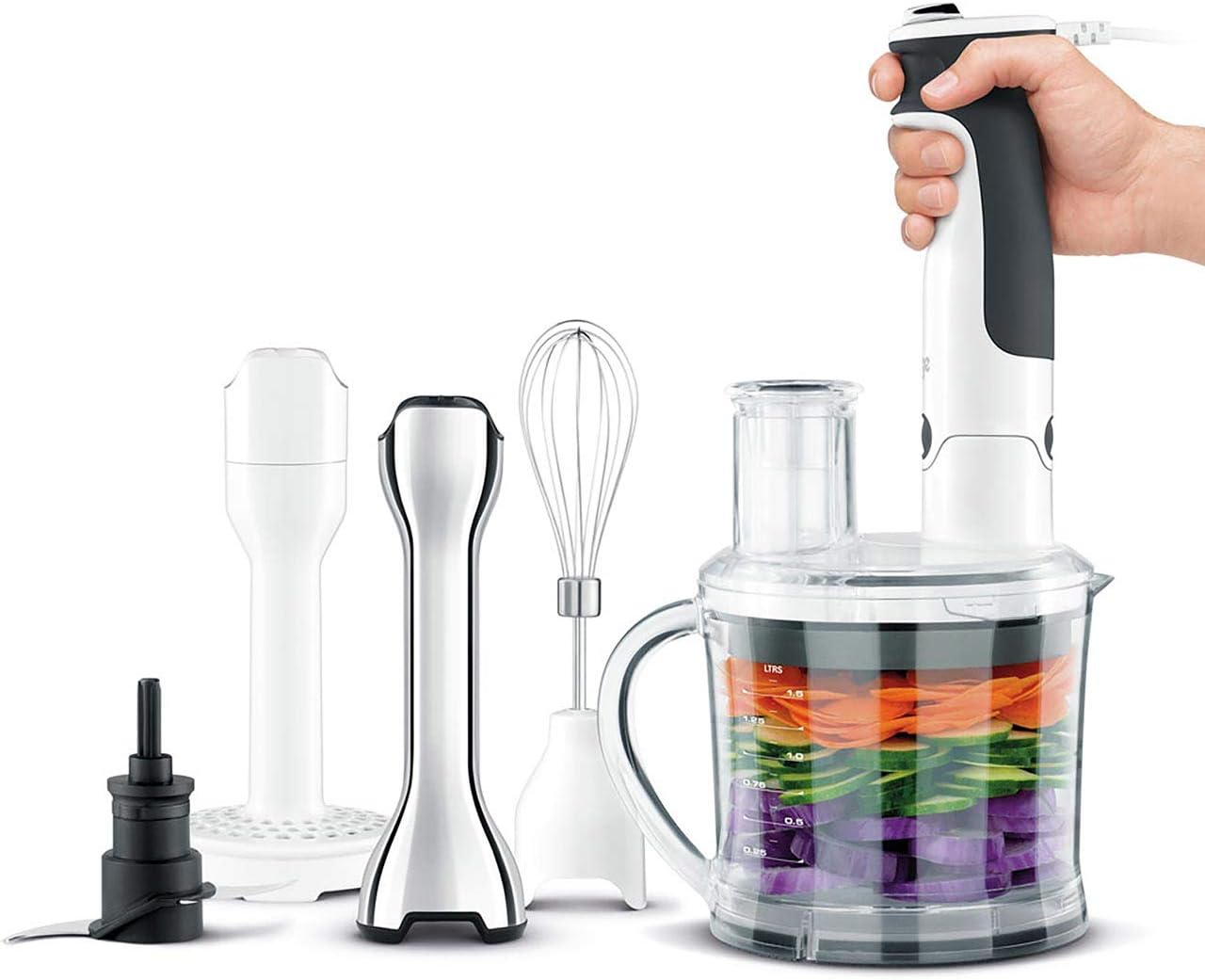 Sage Hand Blender Set 700W Control Grip All In One