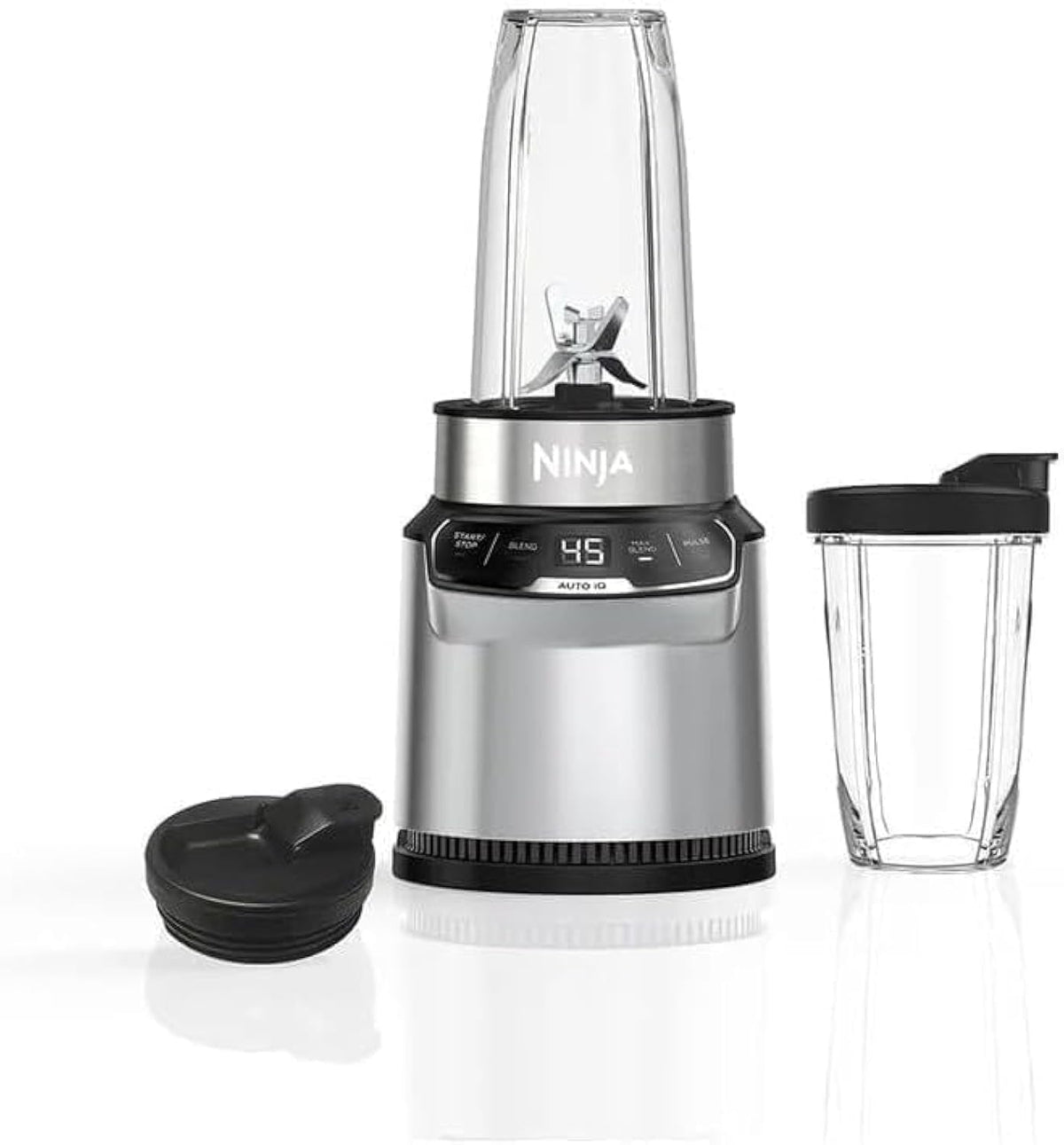 Ninja BN500ME Auto-iQ blender 1000W in silver – view 6
