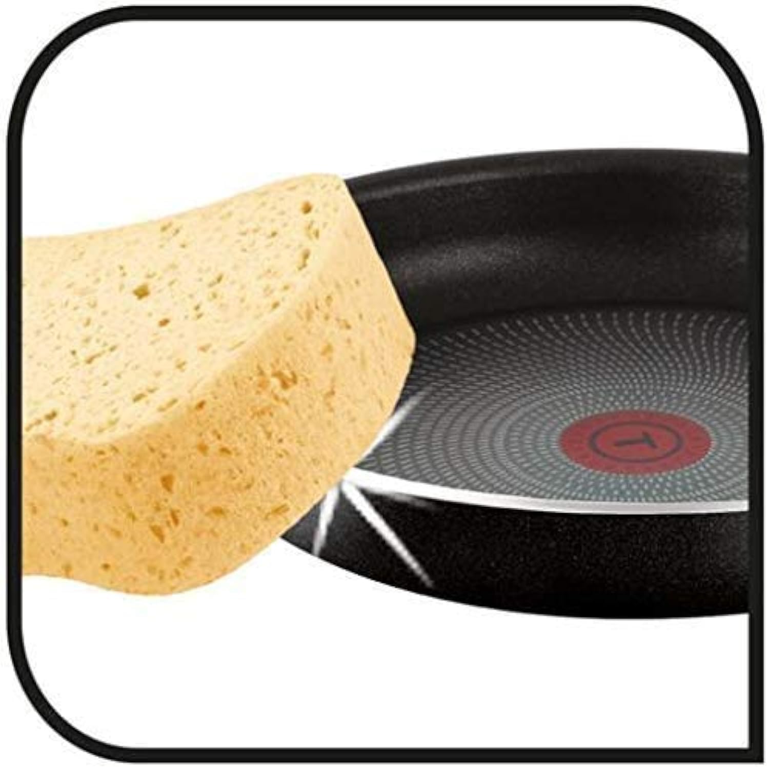 Tefal Super Cook Cookware Set 12-Piece Non-Stick Aluminum Thermo-Signal Black