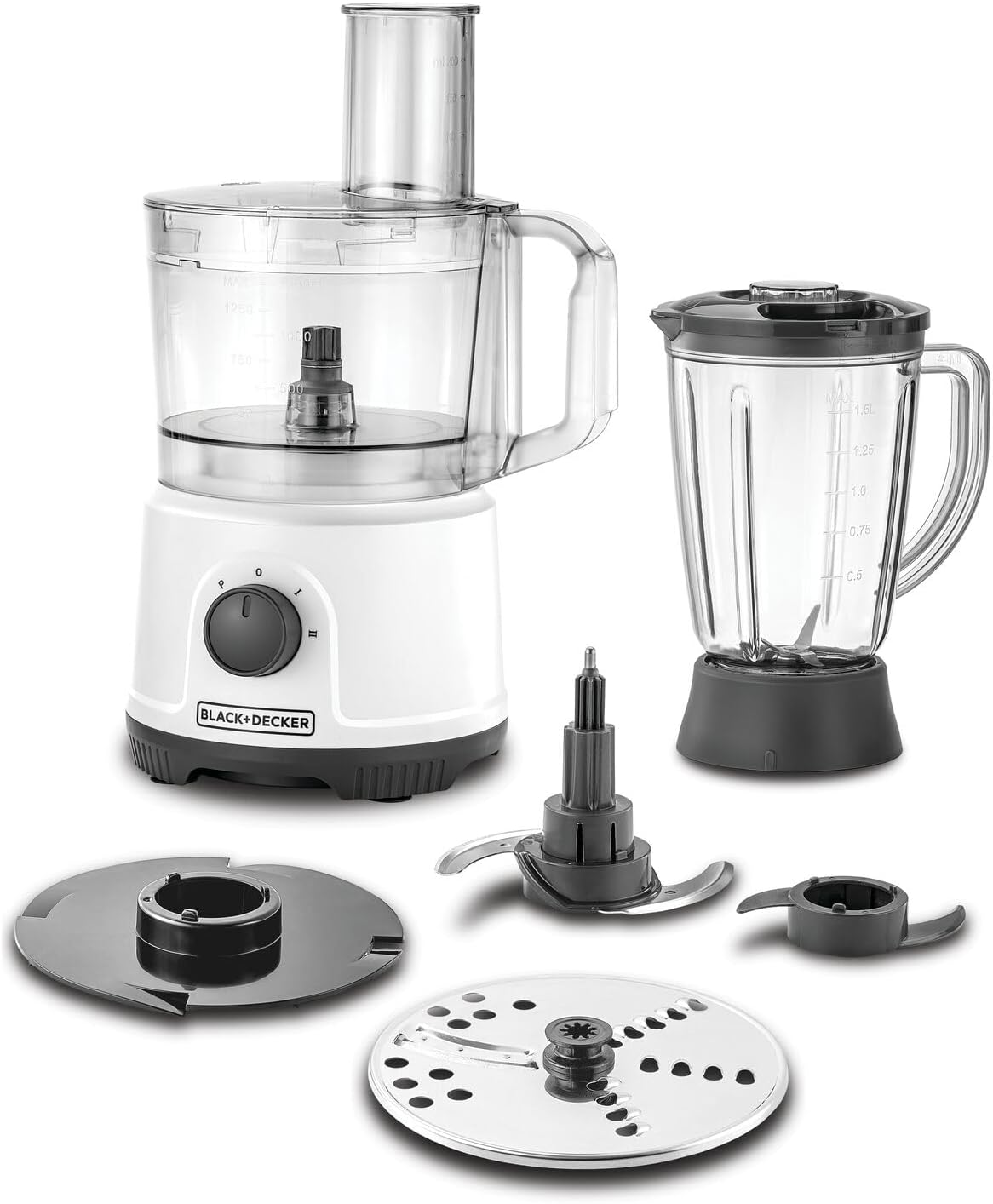 Black & Decker Food Processor 800W 24 Functions 2L Bowl Blender FX822 B5