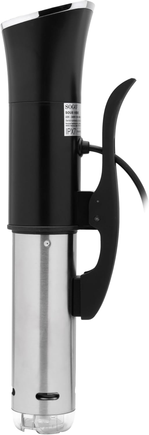 Sogo SS-5750 Sous Vide Precision Cooker - 1200W Immersion Circulator - IPX7 Waterproof
