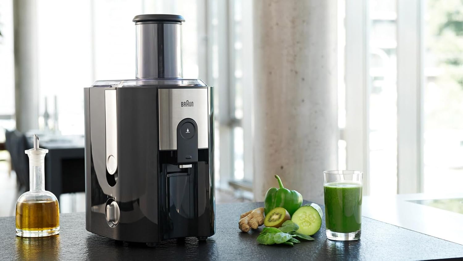 Braun Multiquick 5 Juice Extractor J500 900W 75Mm Wide Chute Spin Juicer