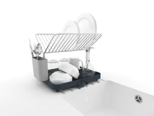 Joseph Joseph Y-Rack 2-Tier Dish Rack Grey