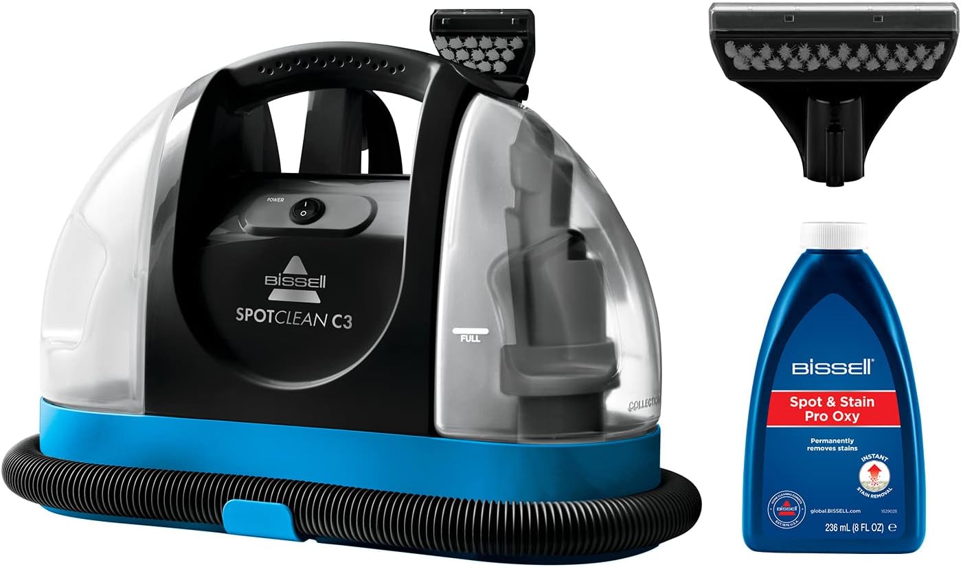 Bissell SpotClean C3 Portable Carpet Upholstery Spot Cleaner 340W 3619N