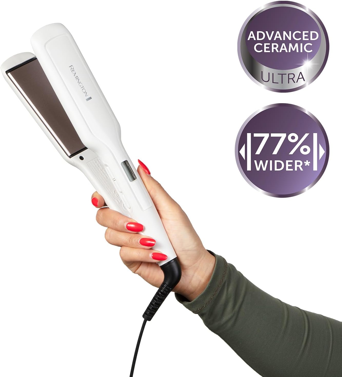 Remington Hair Straightener Pro Ceramic (Extra Wide Plates)