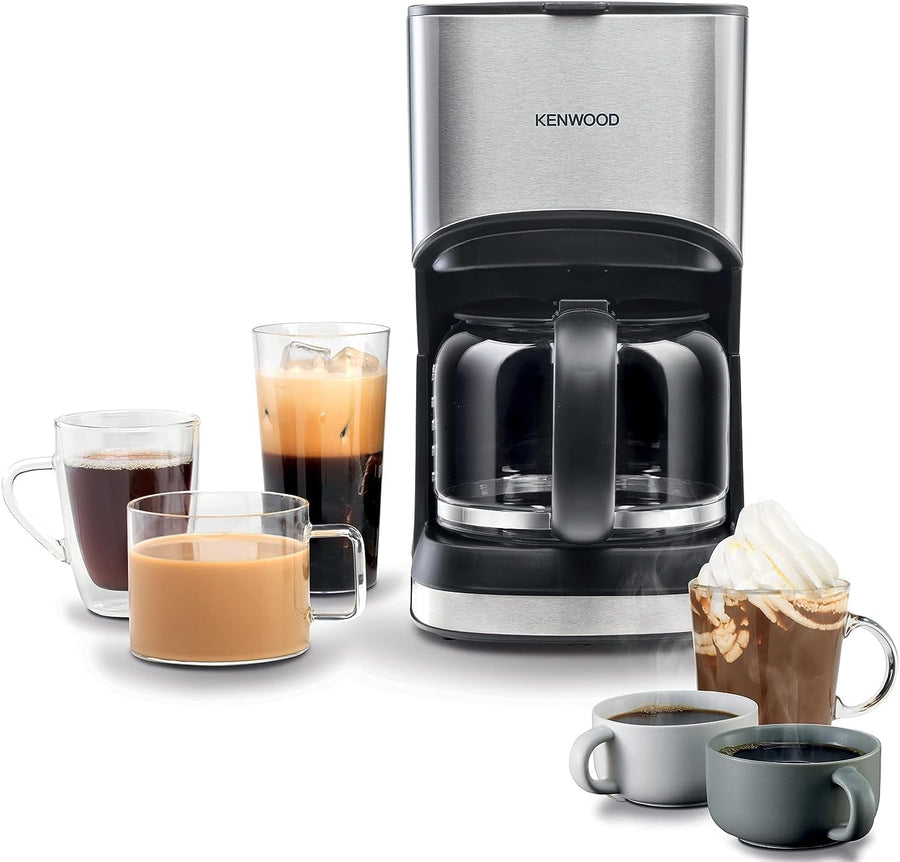 Kenwood Drip Coffee Machine CMM10.000BM 12 Cup Reusable Filter Anti-Drip New
