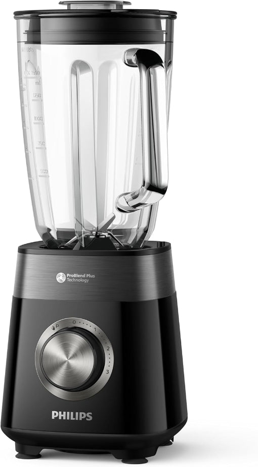 Philips Blender 5000 Series 1200W ProBlend Plus 2L Jar Chopper Mill Black Set