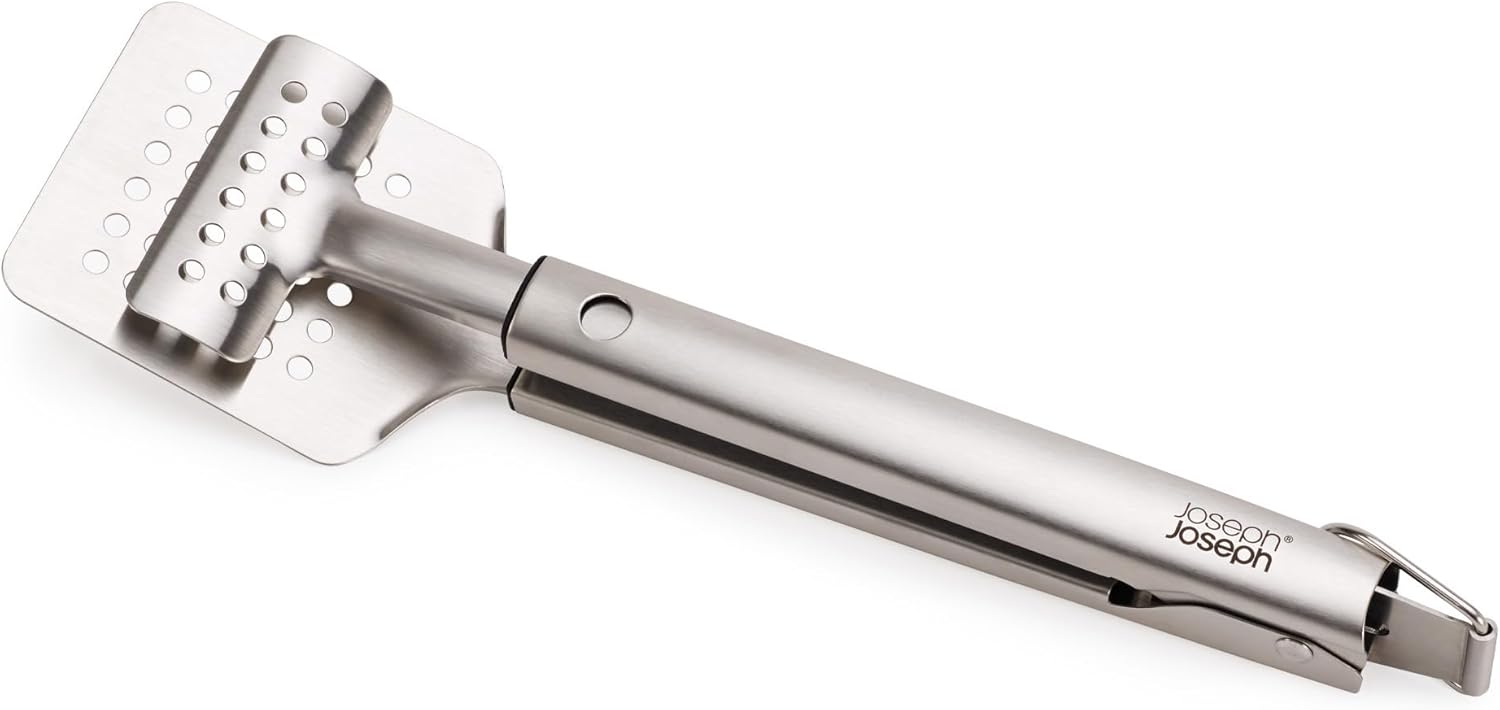 Joseph Joseph Grill Out 2-in-1 Stainless Steel BBQ Turner Tongs