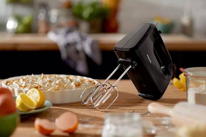 Philips HR3705/10 Hand Mixer – 300W, 5 Speeds, Stainless Steel Accessories