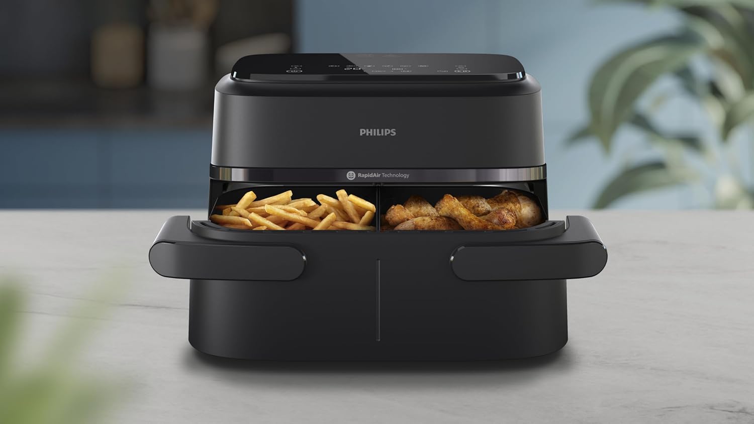 Philips NA150/09 1000 Series Dual Basket Air Fryer – 8.3L, 1800W
