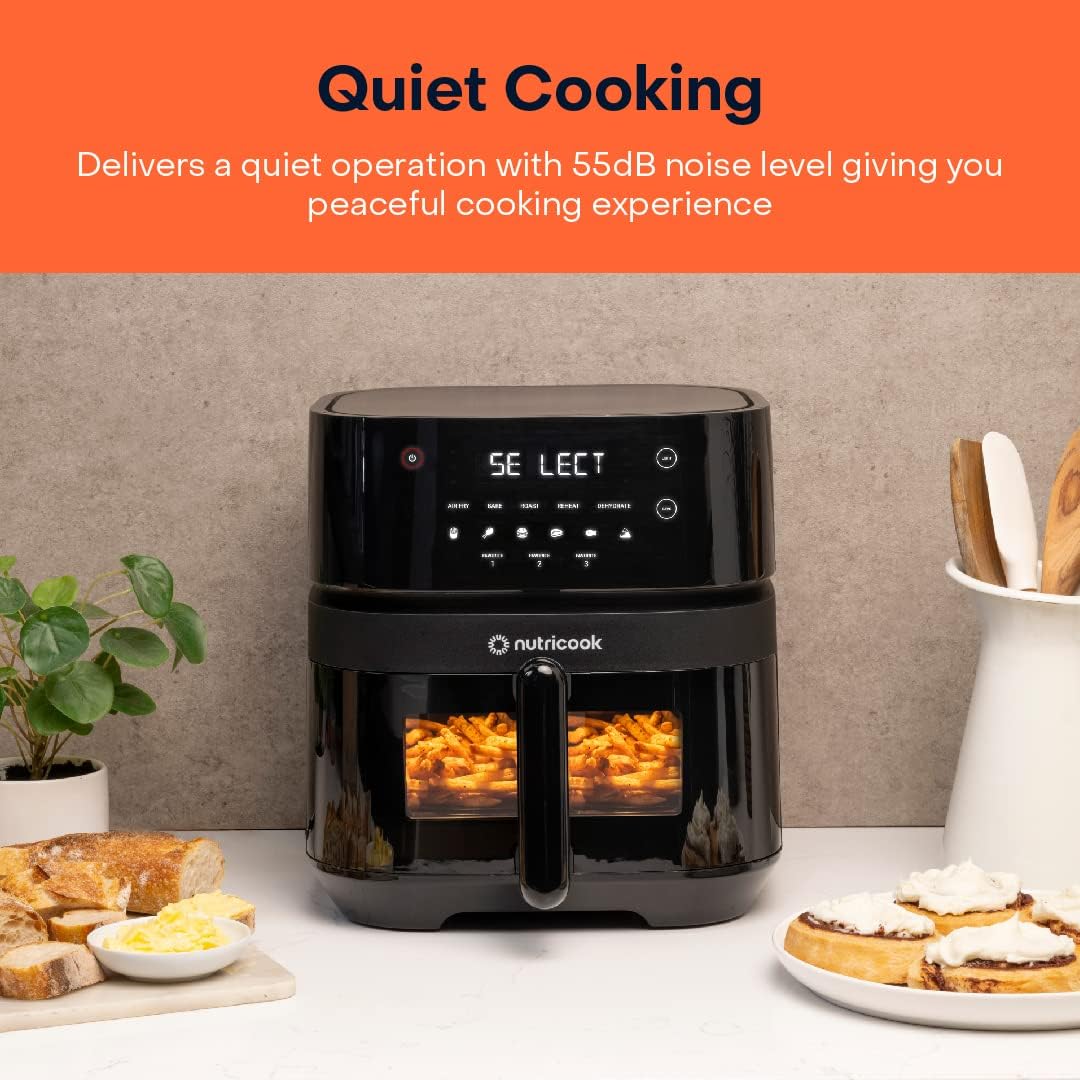 Nutricook Air Fryer 3 NC-AF357V 1700W 5.7L Vision Clear Window Digital Oven