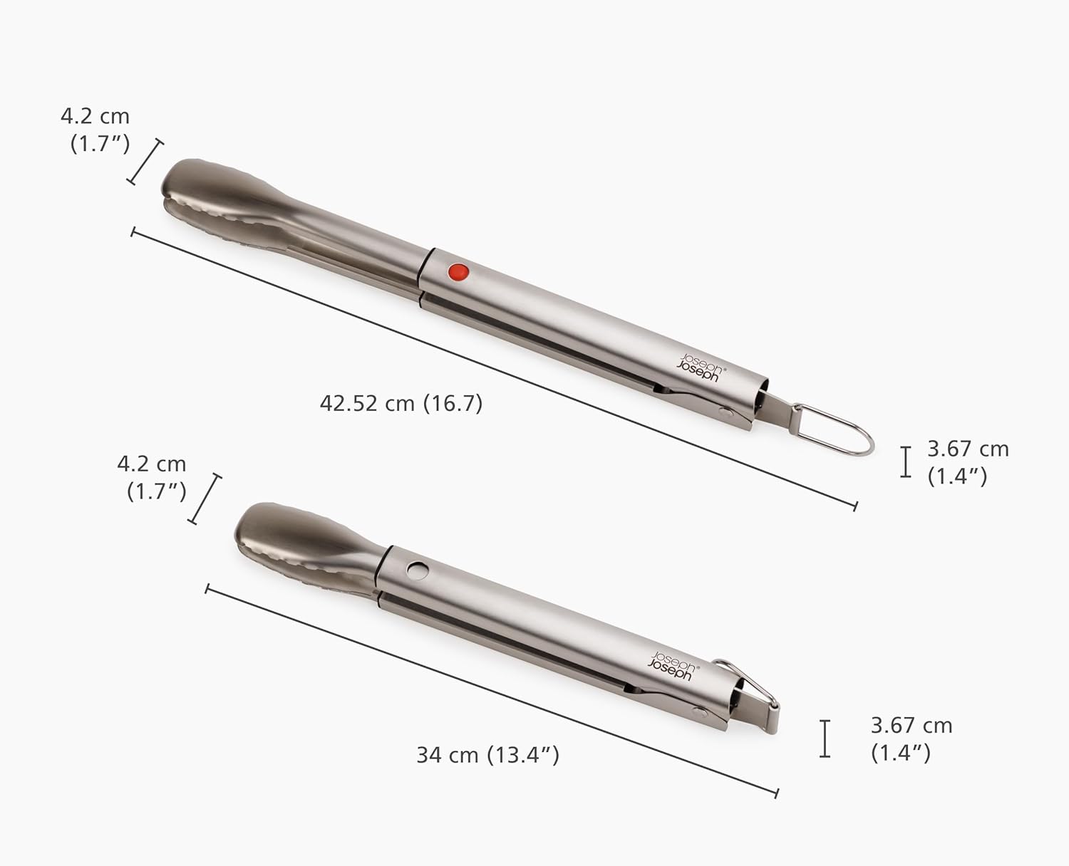Joseph Joseph GrillOut 3-Piece Stainless Steel BBQ Tool Set