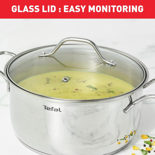 Tefal, Intuition Casserole /Cooking Pot 20 Cm 2.9 L With Lid
