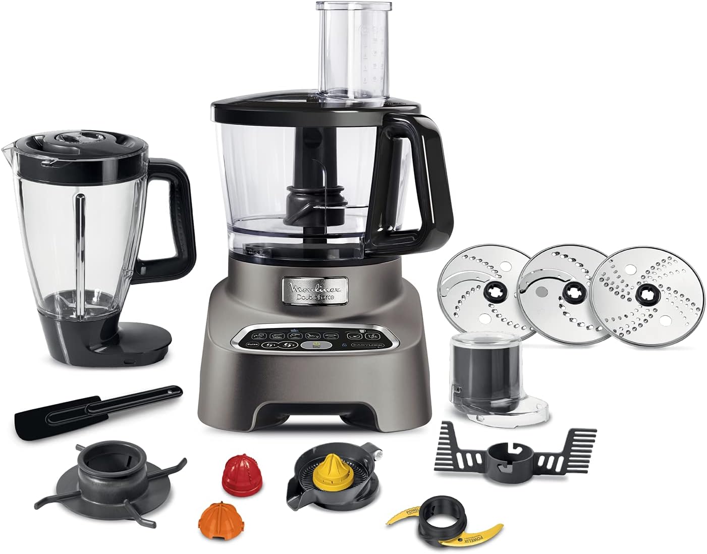 Moulinex Double Force Food Processor 1000W, 31 Functions