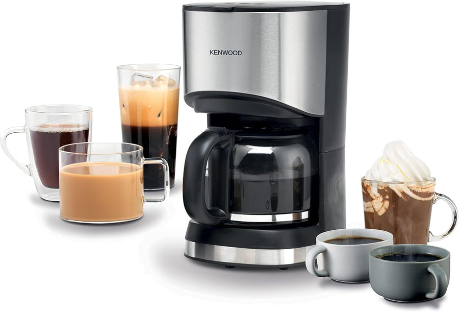 Kenwood Drip Coffee Machine CMM10.000BM 12 Cup Reusable Filter Anti-Drip New