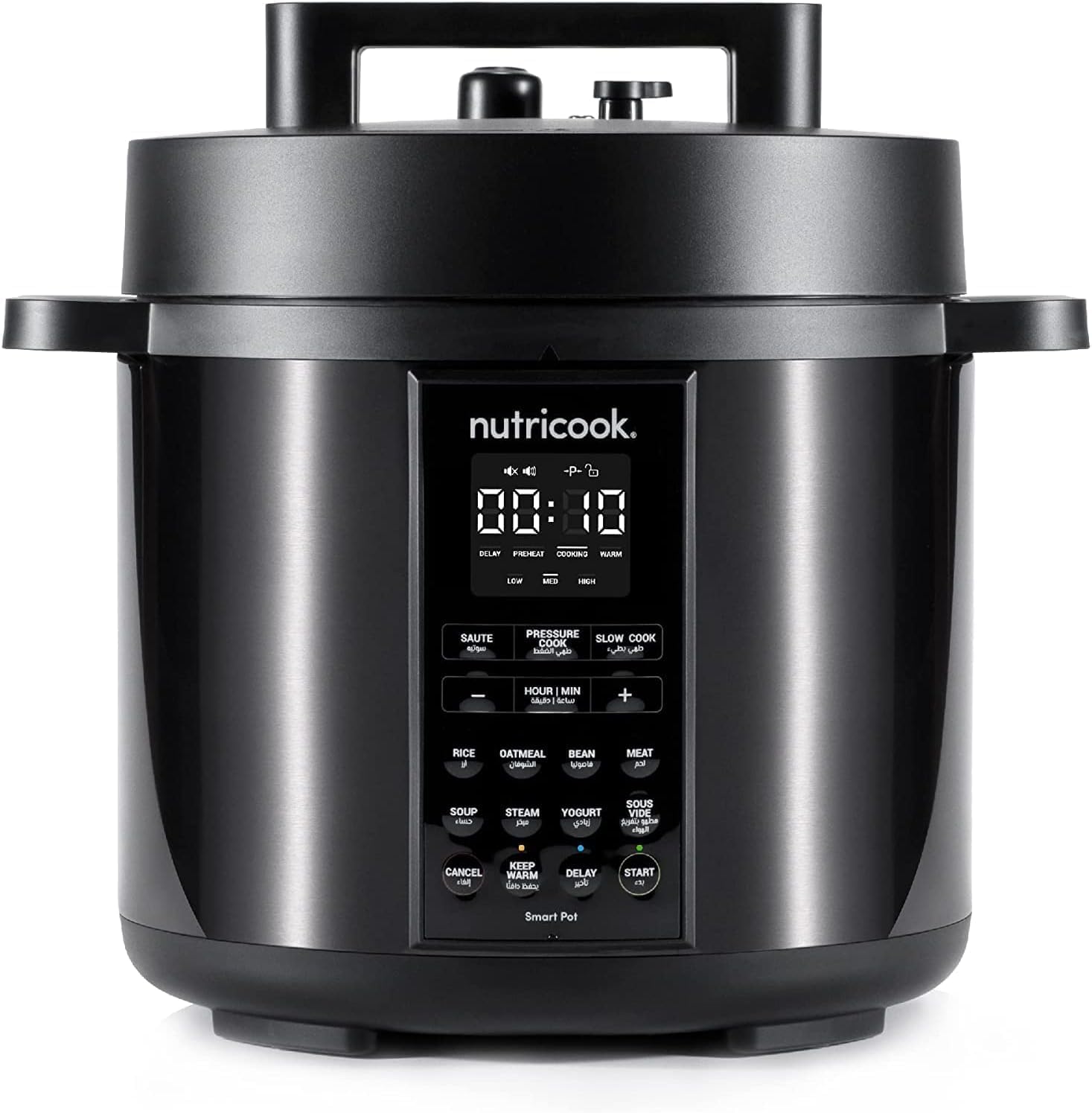Nutricook Smart Pot 2 1000 Watts - 9 In 1 Instant Programmable Electric Pressure Cooker
