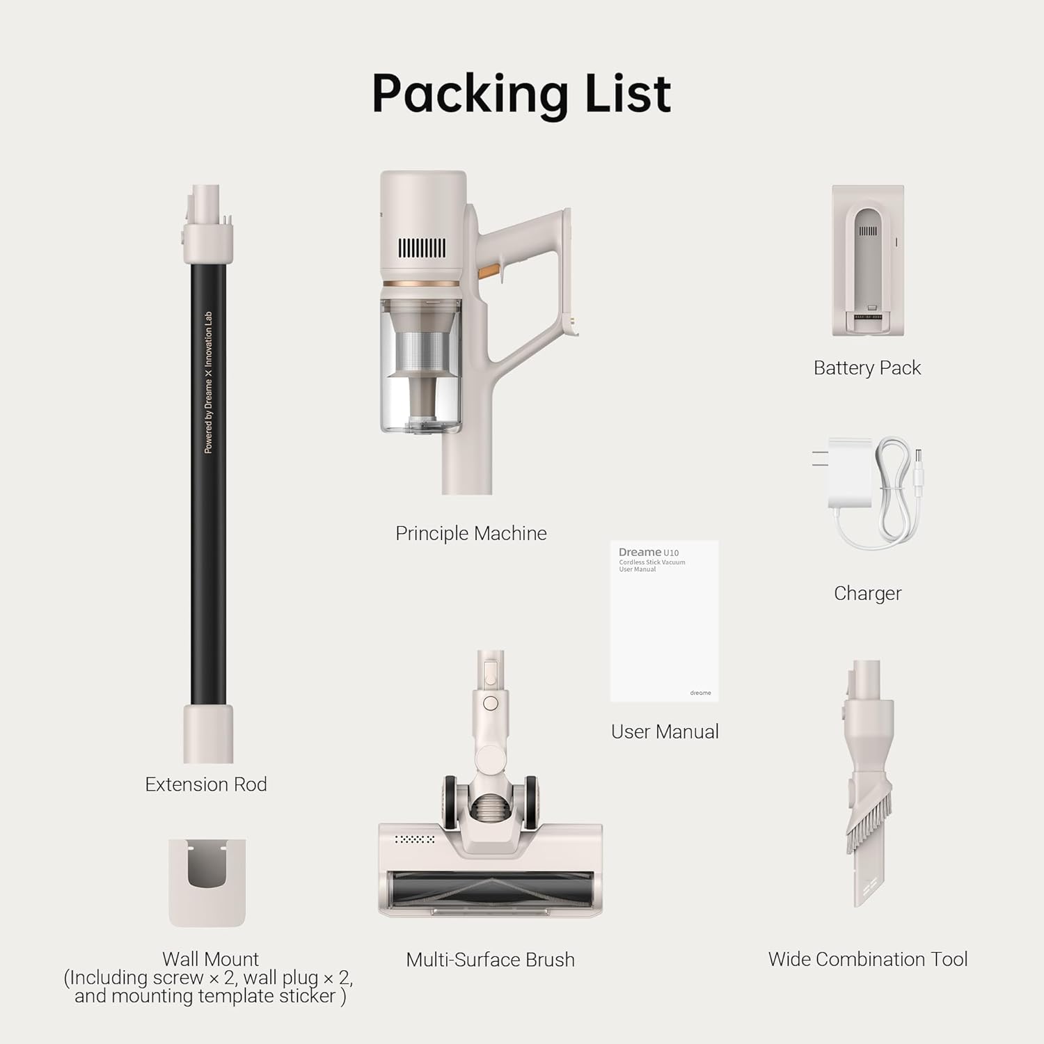 Dreame Cordless Vacuum Cleaner Dreame U10