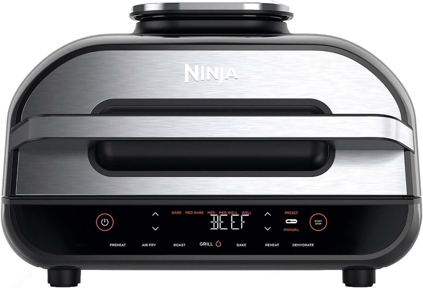 Ninja Foodi Max Health Grill & Air Fryer 5.7L With Digital Cooking Probe, 6-In-1