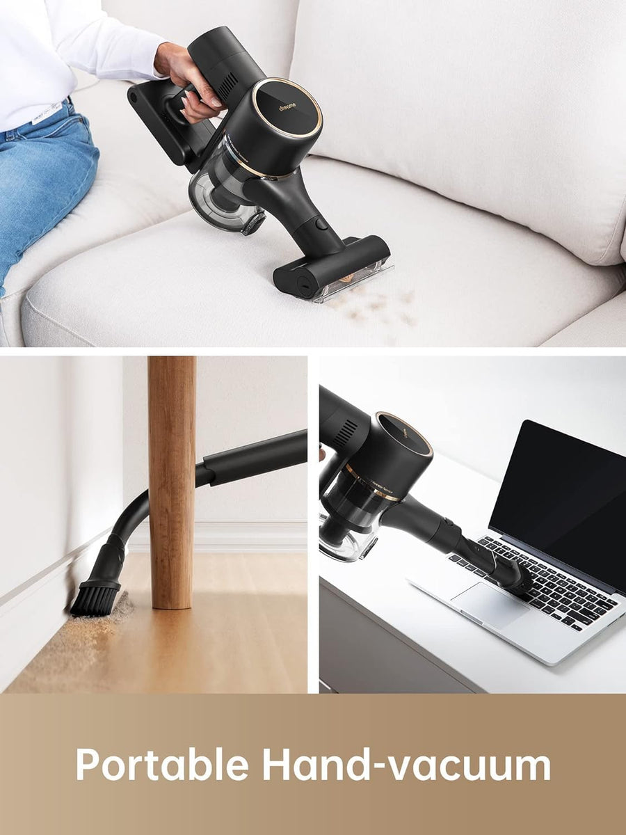 Dreame R10 Pro Cordless Vacuum – 150AW, 65min Runtime, Black