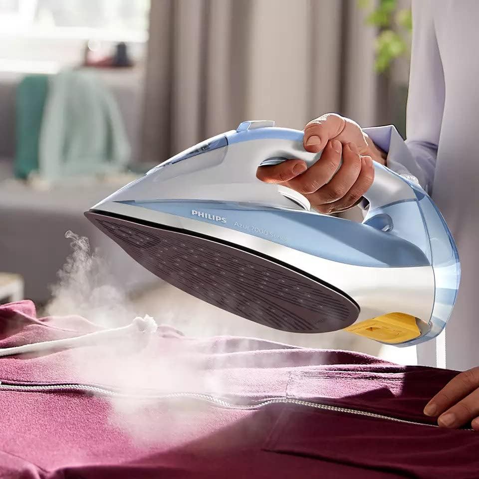 Philips Steam Iron 7000 Series 2600W SteamGlide Plus Soleplate 300ml Purple