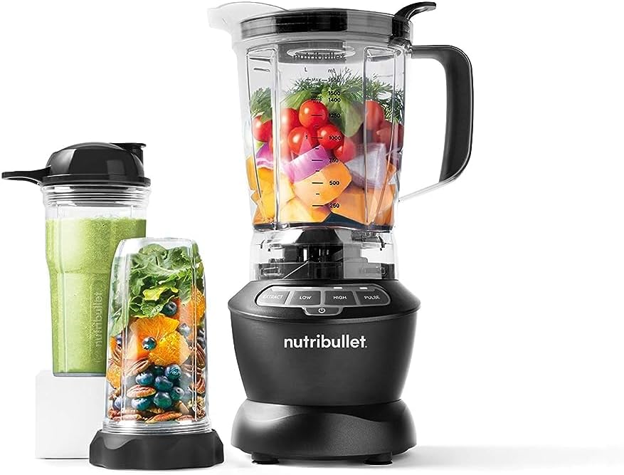Nutribullet Full-Sized Blender Combo, 1000W, 9 Pieces Set, Dark Grey