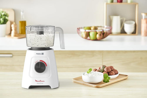 Moulinex White Blender & Chopper, 600W