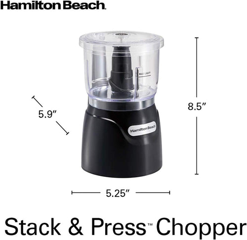 Hamilton Beach Stack & Press 3 Cup Chopper