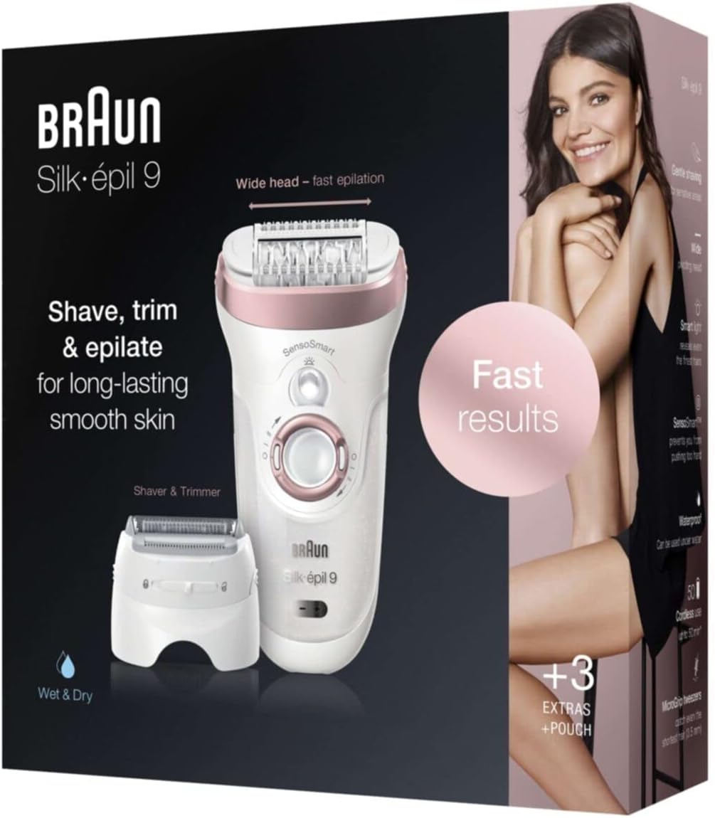 Braun Silk-épil 9 S9-720 Epilator Rose Gold