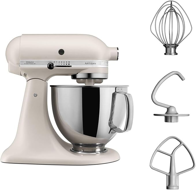 KitchenAid Artisan Tilt-Head Stand Mixer – 4.8L (Matte Milkshake)
