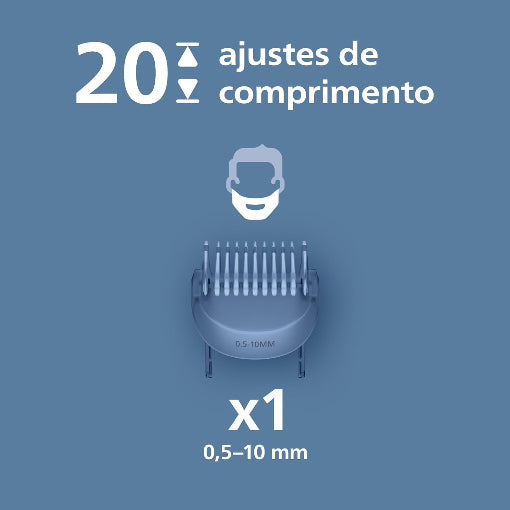 Philips Beard Trimmer Series 3000 - Lift & Trim - 60 Min Runtime