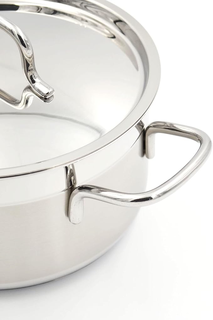 Korkmaz Alfa Stainless Steel Stock Pot Casserole 11L – A1031
